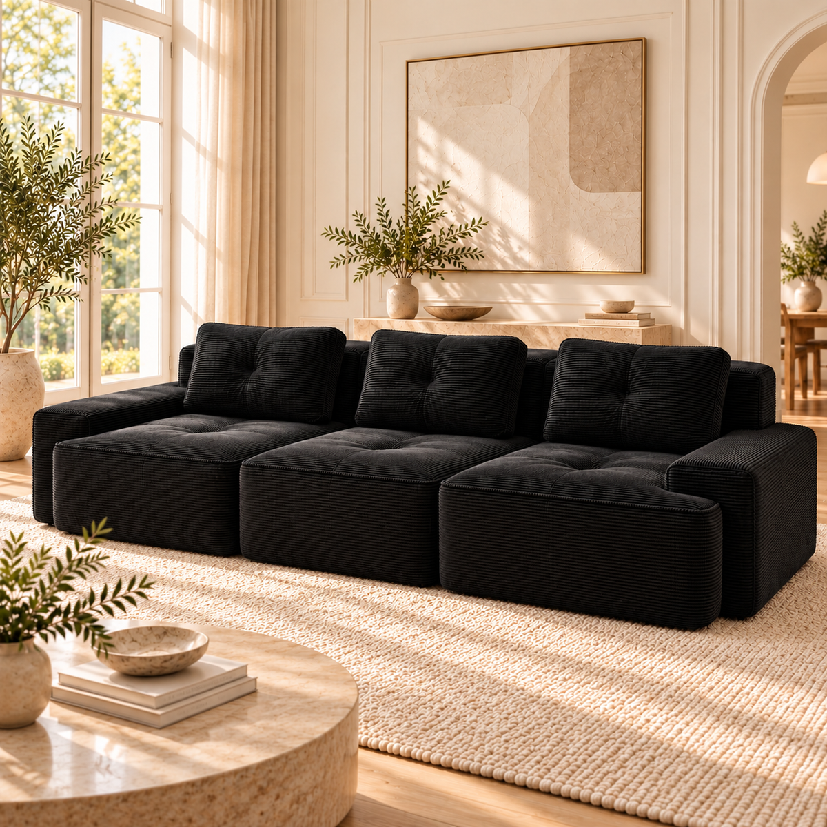 Canapé Modulable Norély dans un intérieur premium